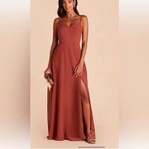 Read the description please - Rust color Bridesmaid dress from Bryde Grey